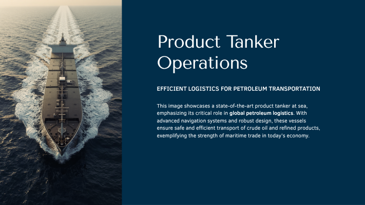 Product tanker and crude tanker operations at sea